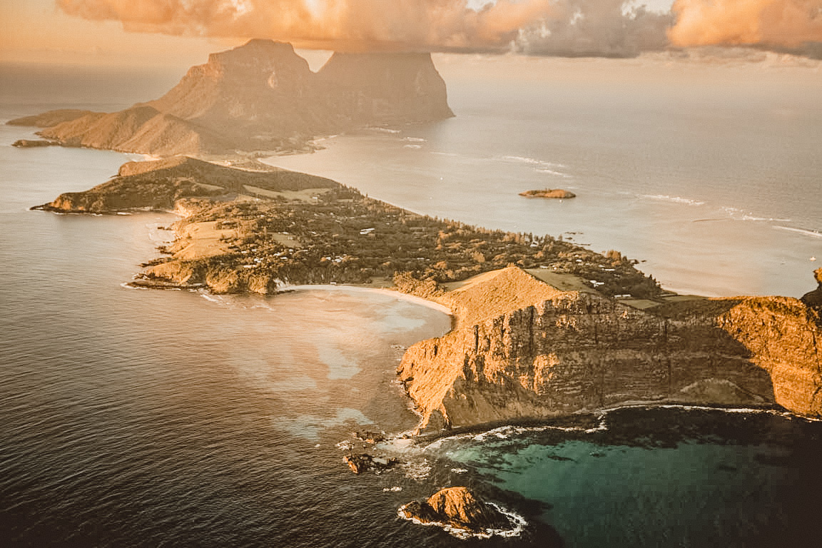 Chelsea Scott Photo - Lord Howe Island - Scenic - Aerial - Settlement Area