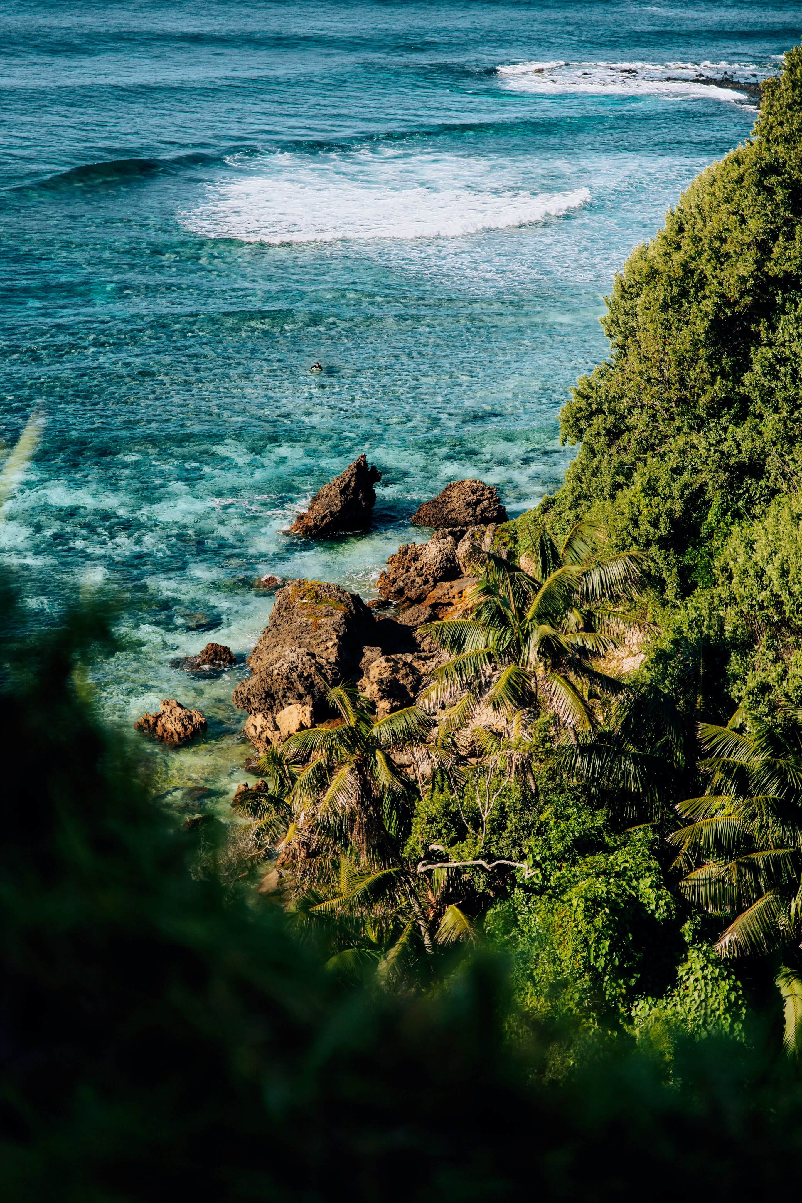 Mountains looking out to the ocean