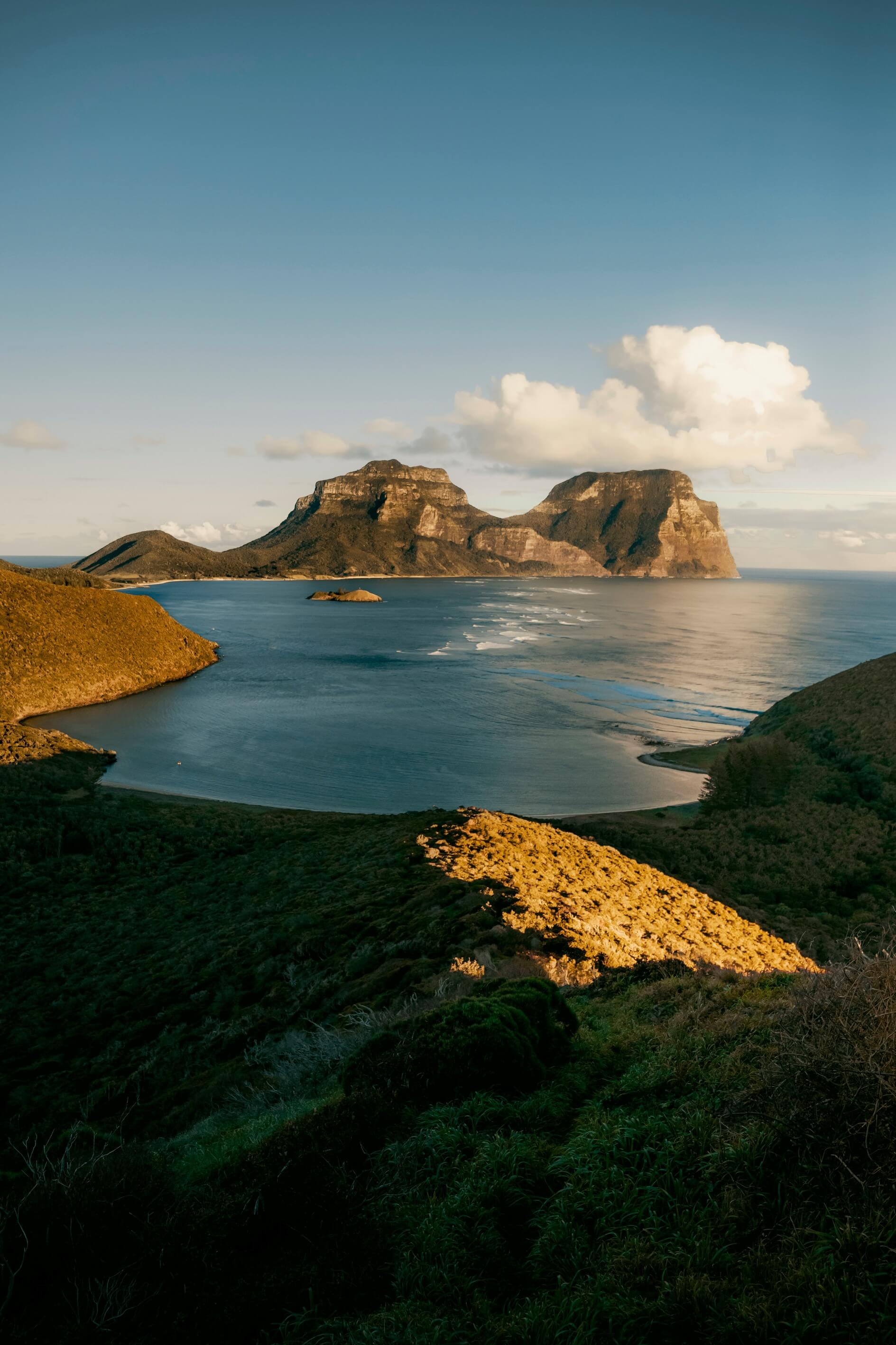 Mountains and ocean