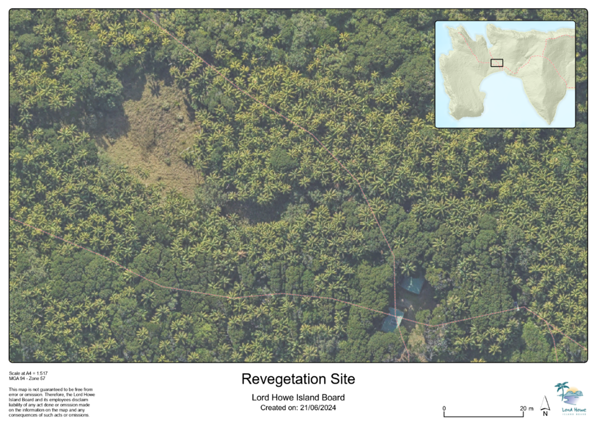 Revegetation area