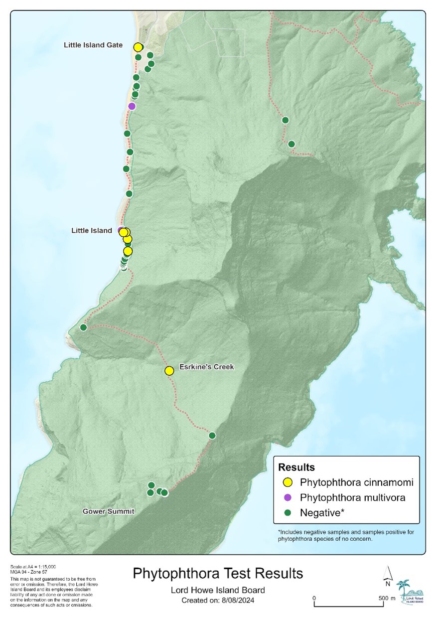 Map of Lord Howe Island