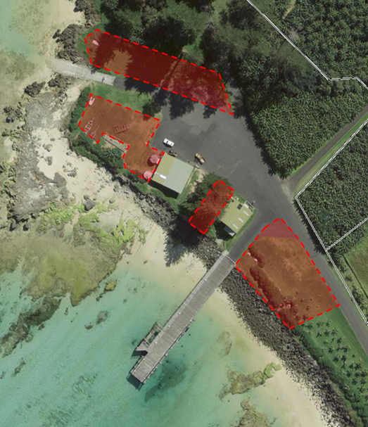 red zones for site investigations